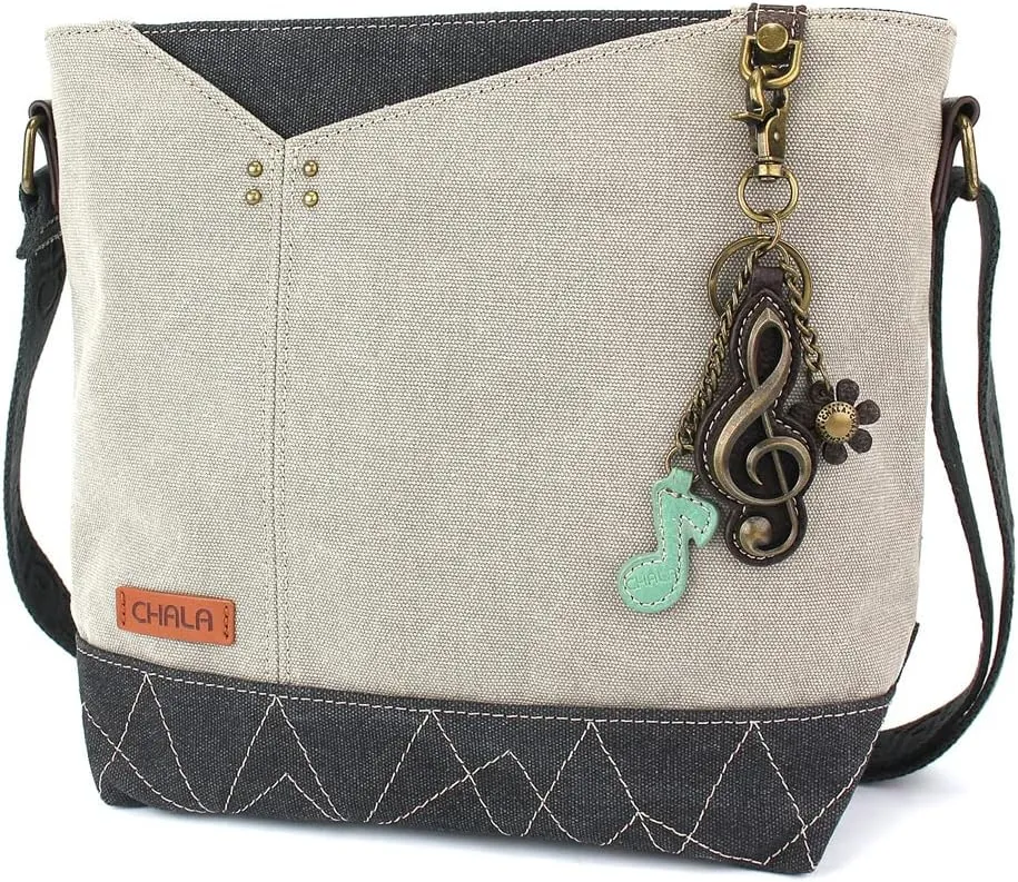 CHALA Prism Crossbody - Metal Charming Clef - Gray