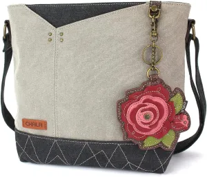 CHALA Prism Crossbody - Red Rose - Gray