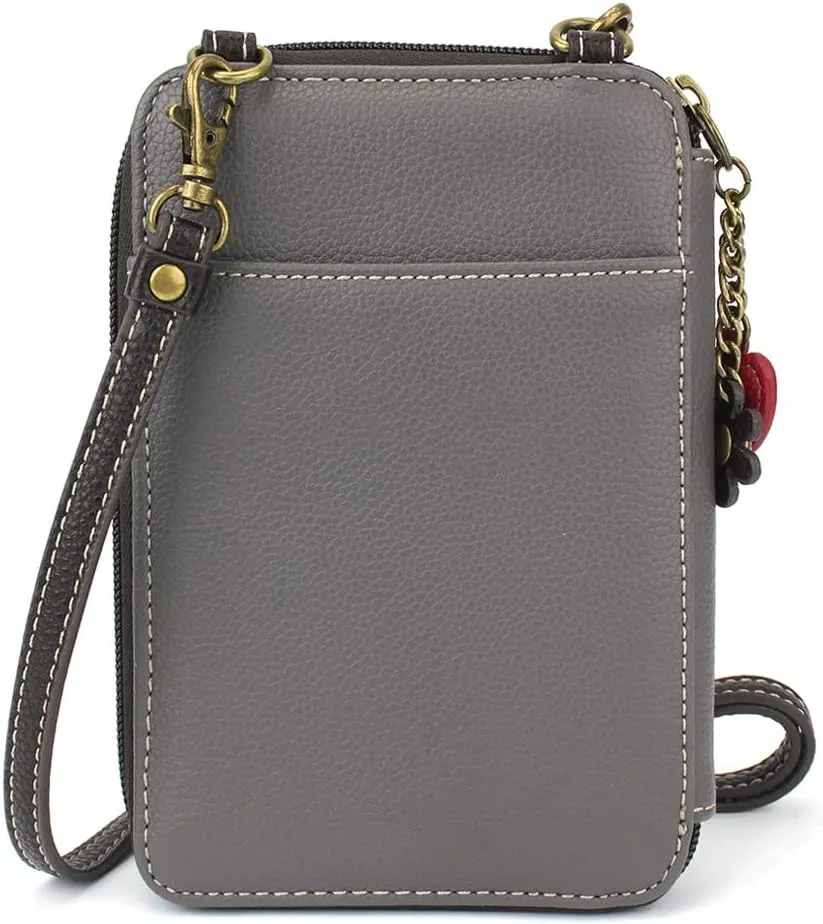 CHALA Wallet Crossbody Cell Phone Purse - Women Faux Leather Multicolor Handbag with Adjustable Strap