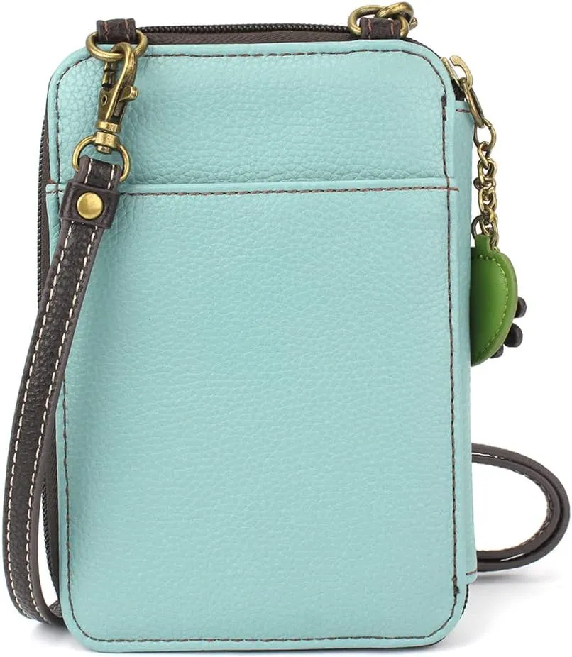 CHALA Wallet Crossbody Cell Phone Purse - Women Faux Leather Multicolor Handbag with Adjustable Strap