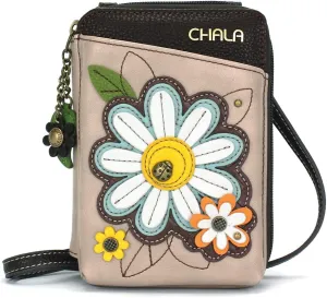 CHALA Wallet Crossbody Cell Phone Purse - Women Faux Leather Multicolor Handbag with Adjustable Strap