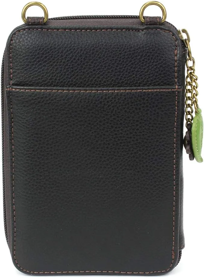 CHALA Wallet Crossbody Cell Phone Purse - Women Faux Leather Multicolor Handbag with Adjustable Strap
