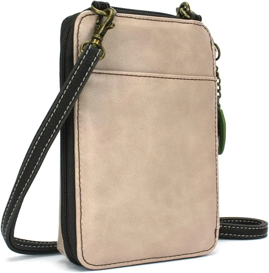 CHALA Wallet Crossbody Cell Phone Purse - Women Faux Leather Multicolor Handbag with Adjustable Strap