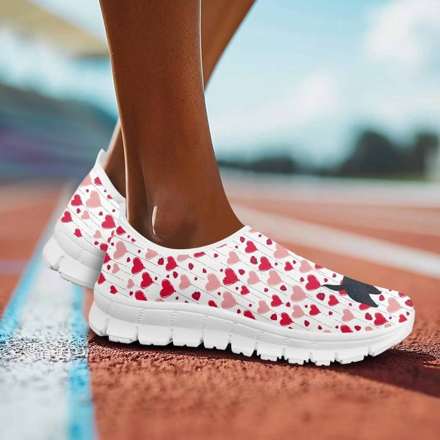 chaqlin Loafers Wide Toe Box Sneaker Non-Slip Road Running Tennis Sneaker Low Top Mesh Breathable Shoes Couple Style Clipper
