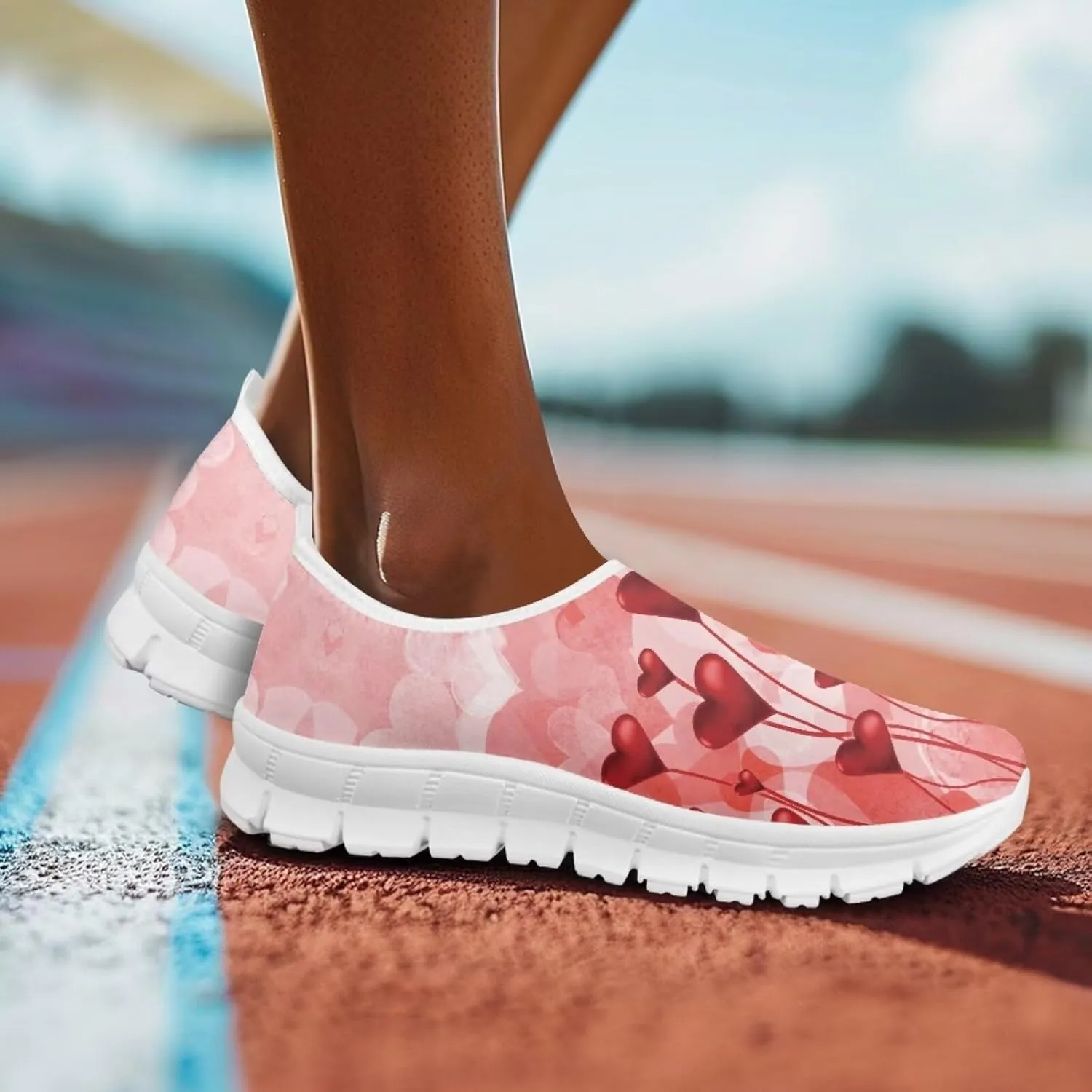 chaqlin Loafers Wide Toe Box Sneaker Non-Slip Road Running Tennis Sneaker Low Top Mesh Breathable Shoes Couple Style Clipper