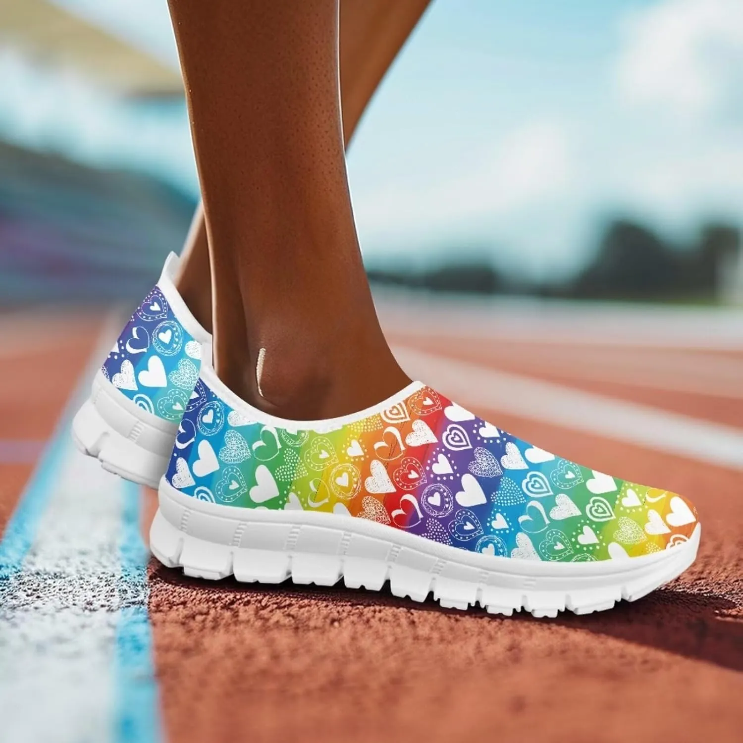 chaqlin Loafers Wide Toe Box Sneaker Non-Slip Road Running Tennis Sneaker Low Top Mesh Breathable Shoes Couple Style Clipper