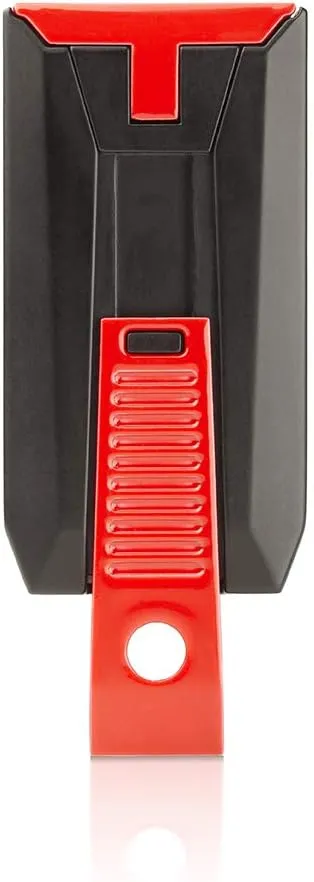 Colibri Slide Double-Jet Lighter, Black   Red
