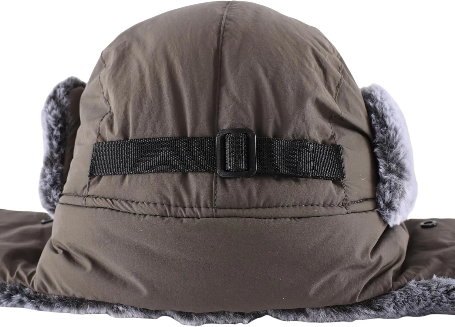 Connectyle Trapper Hat for Men Women Faux Fur Lined Winter Hat with Face Mask Water Repellent Cold Weater Outdoor Hat