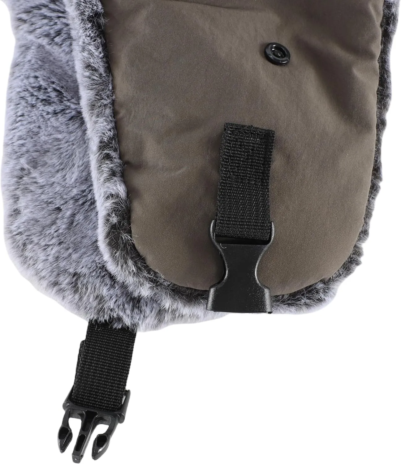 Connectyle Trapper Hat for Men Women Faux Fur Lined Winter Hat with Face Mask Water Repellent Cold Weater Outdoor Hat