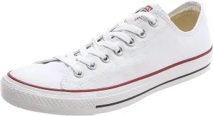 Converse Chuck Taylor All Star Canvas Low Top Sneaker, Optical White,9.5 Men/11.5 Women