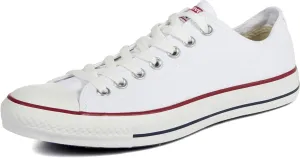 Converse Unisex Chuck Taylor All Star Ox Low Top Classic Optical White Sneakers - 5.5 Men 7.5 Women