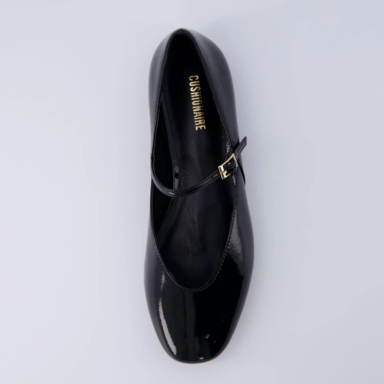 CUSHIONAIRE Women's Amour Mary Jane Flat with  Memory Foam, Wide Widths Available