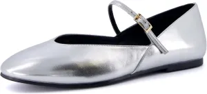 CUSHIONAIRE Women's Amour Mary Jane Flat with  Memory Foam, Wide Widths Available