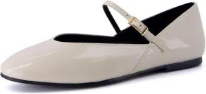 CUSHIONAIRE Women's Amour Mary Jane Flat with  Memory Foam, Wide Widths Available