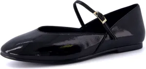 CUSHIONAIRE Women's Amour Mary Jane Flat with  Memory Foam, Wide Widths Available