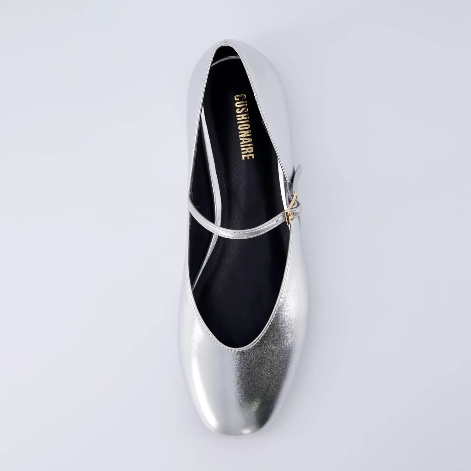 CUSHIONAIRE Women's Amour Mary Jane Flat with  Memory Foam, Wide Widths Available