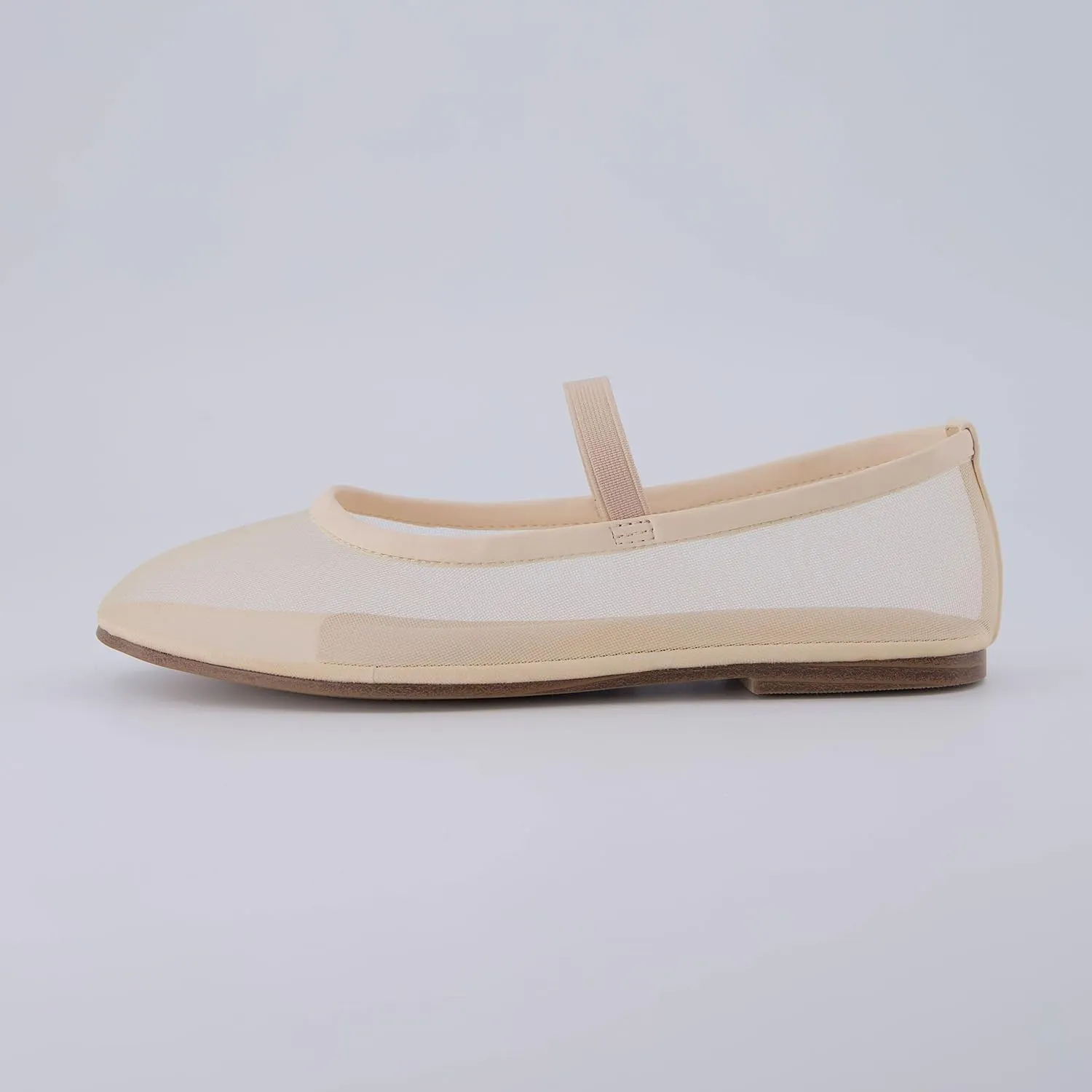 CUSHIONAIRE Women's Echo mesh Bow Flat with  Memory Foam and Wide Widths Available