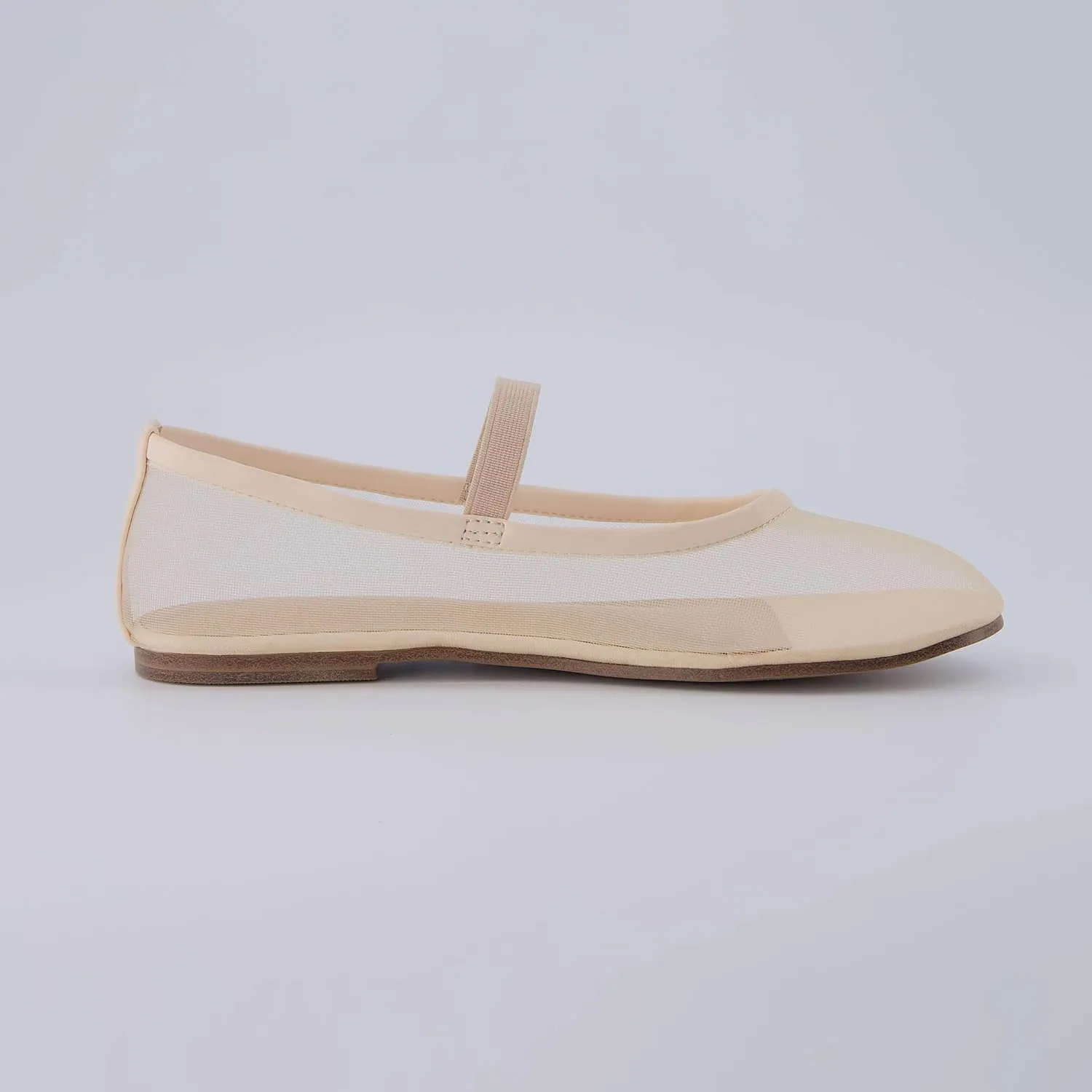CUSHIONAIRE Women's Echo mesh Bow Flat with  Memory Foam and Wide Widths Available