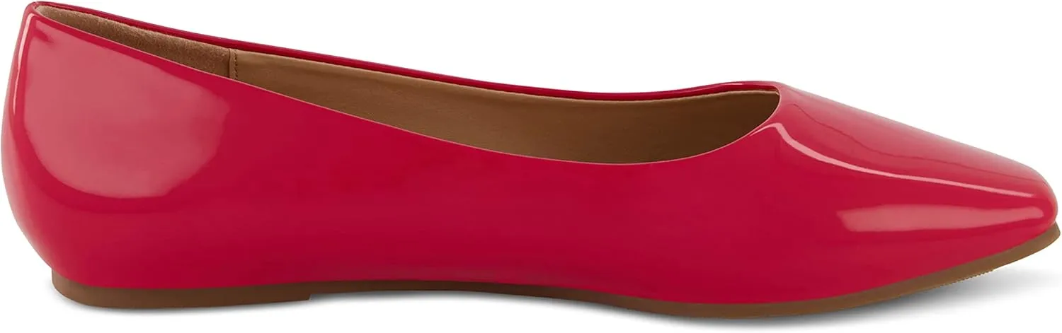CUSHIONAIRE Women's Skipper Flat with  Memory Foam, Wide Widths Available