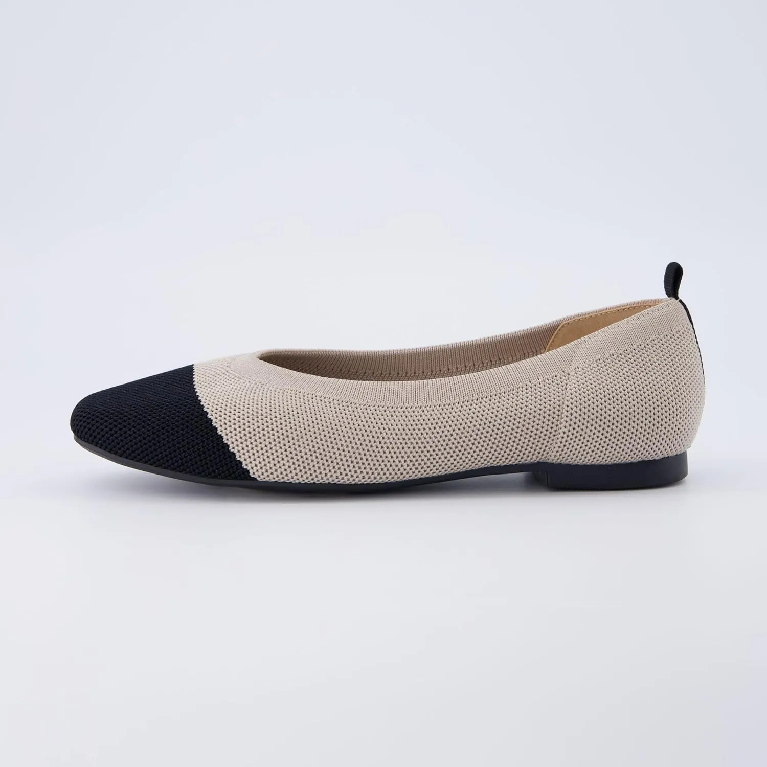 CUSHIONAIRE Women's Splendor Knit Flat with  Memory Foam, Wide Widths Available