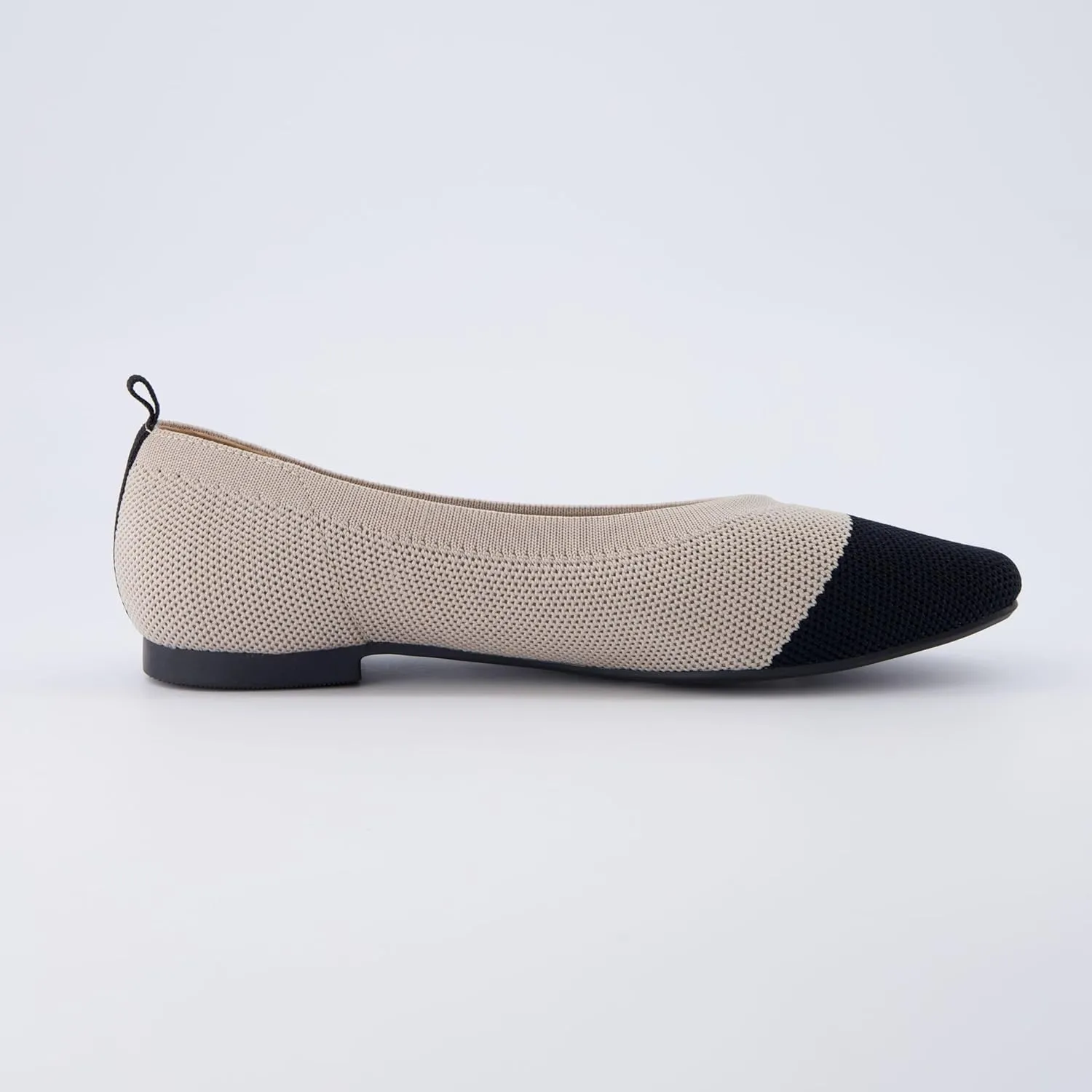 CUSHIONAIRE Women's Splendor Knit Flat with  Memory Foam, Wide Widths Available