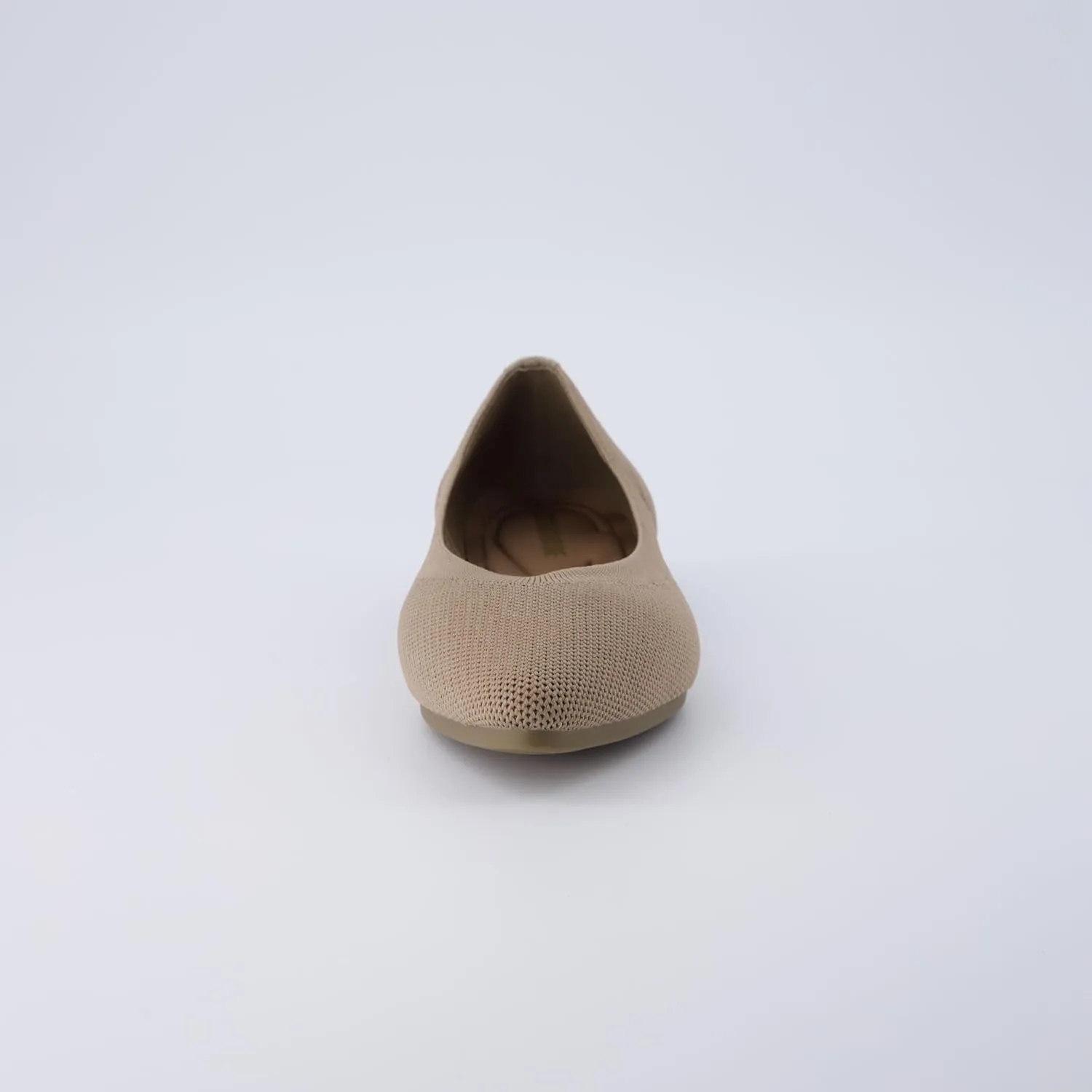 CUSHIONAIRE Women's Surrey Knit Flat with  Memory Foam, Wide Widths Available
