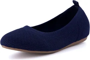 CUSHIONAIRE Women's Whiz Hidden Wedge Knit Flat with  Memory Foam and Wide Widths Available