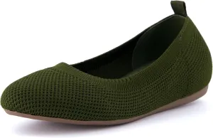 CUSHIONAIRE Women's Whiz Hidden Wedge Knit Flat with  Memory Foam and Wide Widths Available