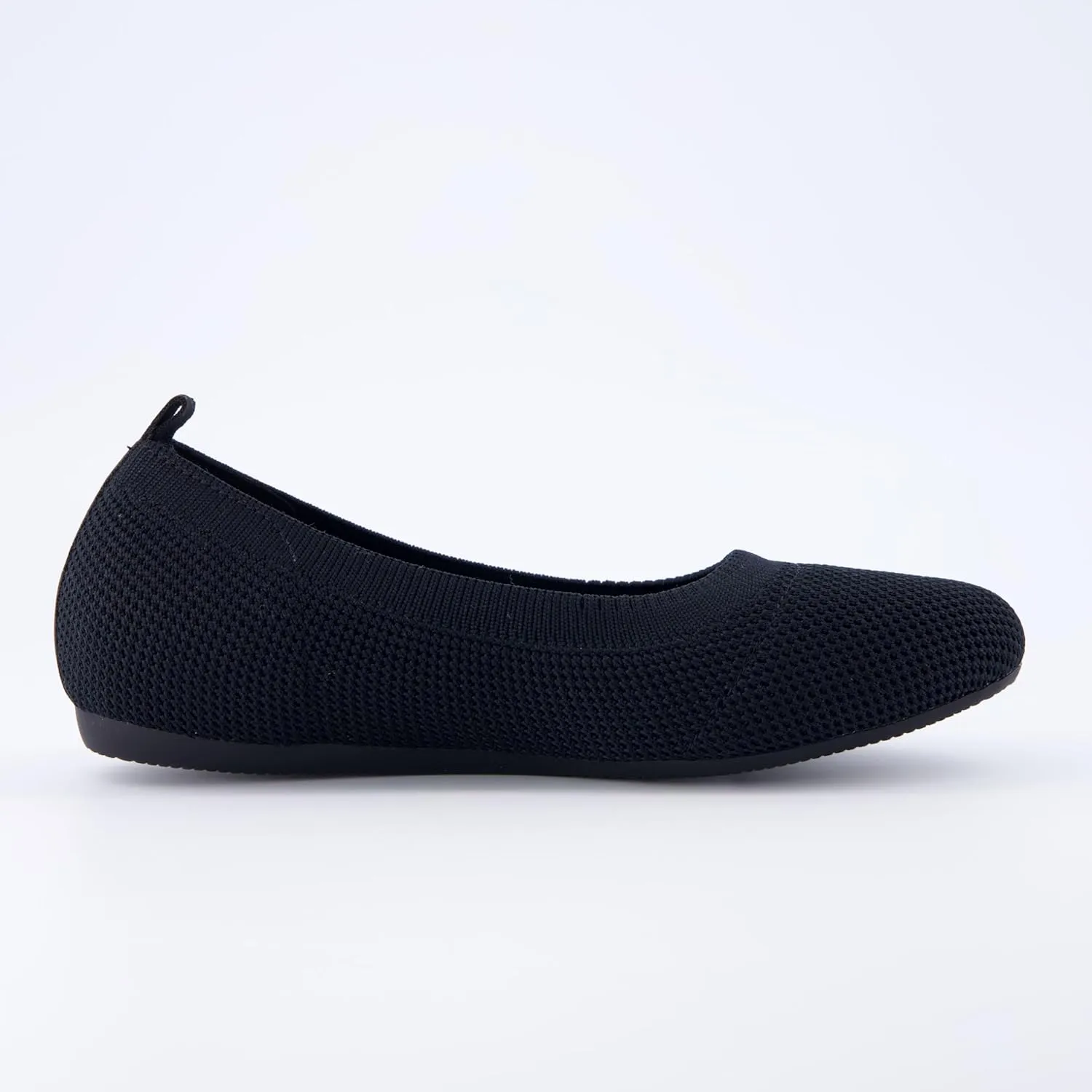 CUSHIONAIRE Women's Whiz Hidden Wedge Knit Flat with  Memory Foam and Wide Widths Available
