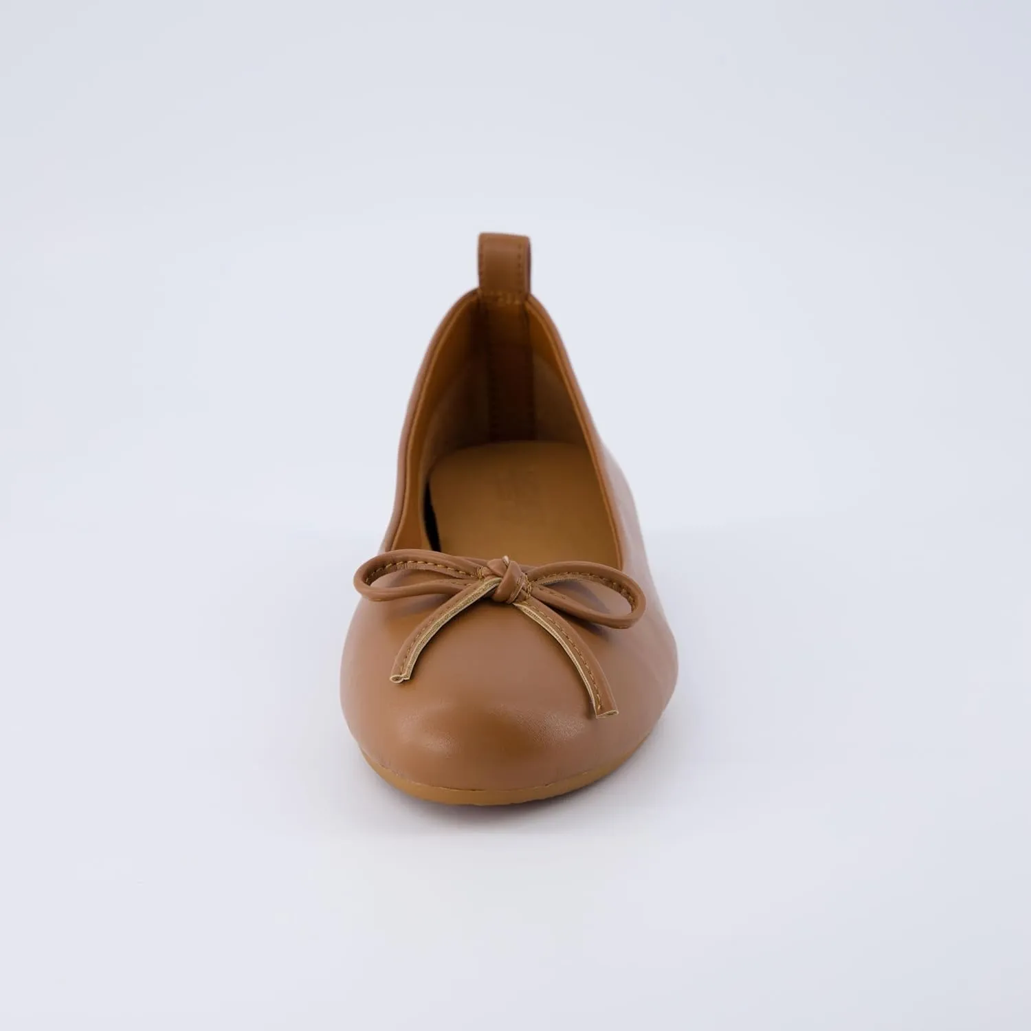 CUSHIONAIRE Women's Windy Hidden Wedge Bow Flat with  Memory Foam and Wide Widths Available