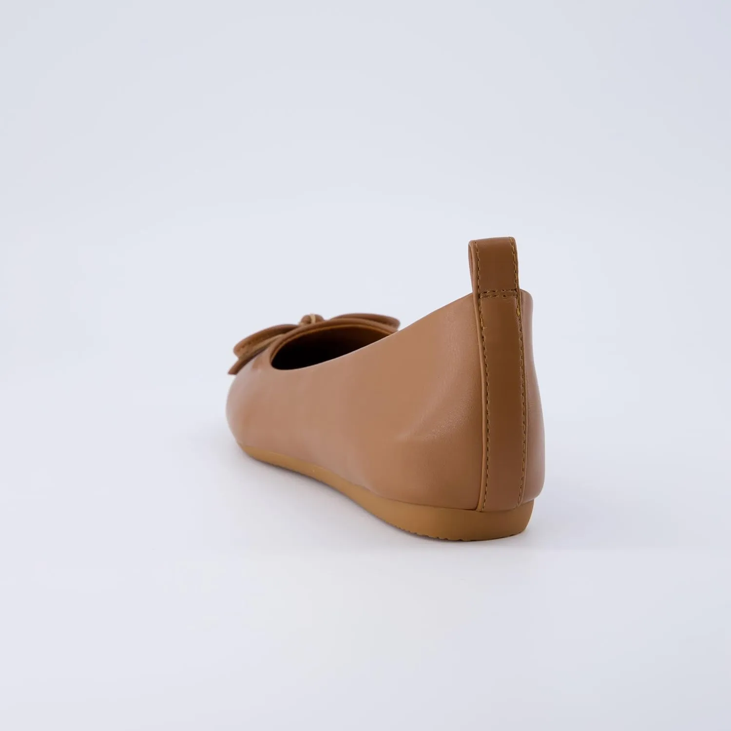 CUSHIONAIRE Women's Windy Hidden Wedge Bow Flat with  Memory Foam and Wide Widths Available