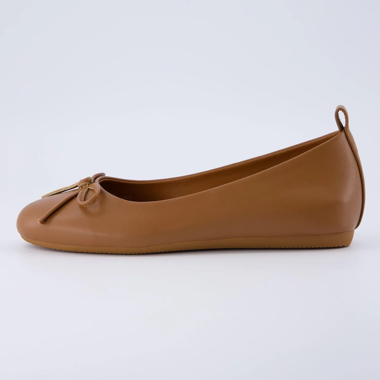 CUSHIONAIRE Women's Windy Hidden Wedge Bow Flat with  Memory Foam and Wide Widths Available