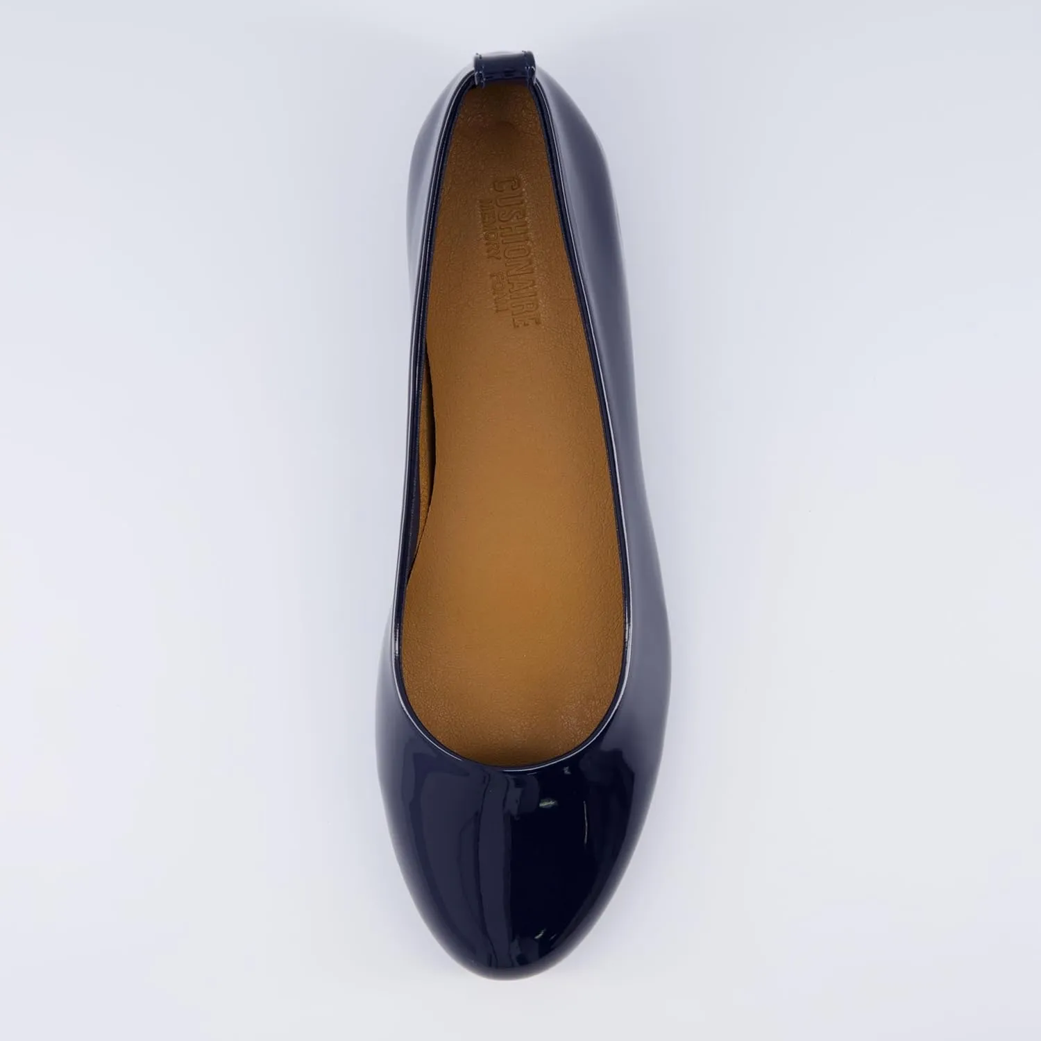 CUSHIONAIRE Women's Wink Hidden Wedge Flat with  Memory Foam and Wide Widths Available