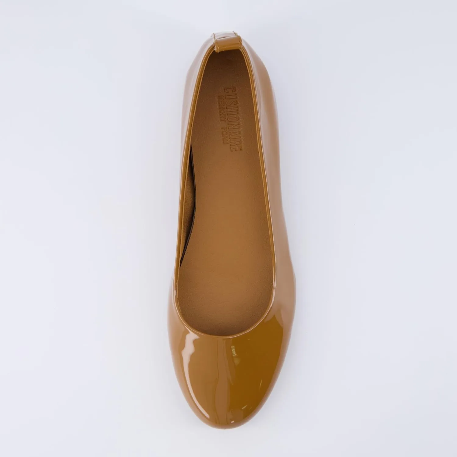 CUSHIONAIRE Women's Wink Hidden Wedge Flat with  Memory Foam and Wide Widths Available