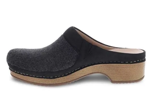 Dansko Bethann Clog Charcoal Wool