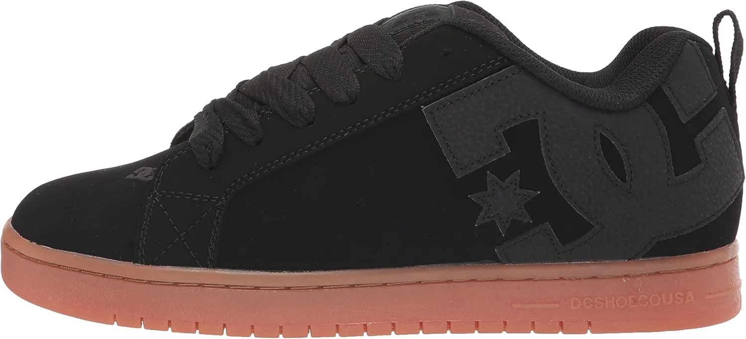 DC Men's Court Graffik Casual Low Top Skate Shoe Sneaker