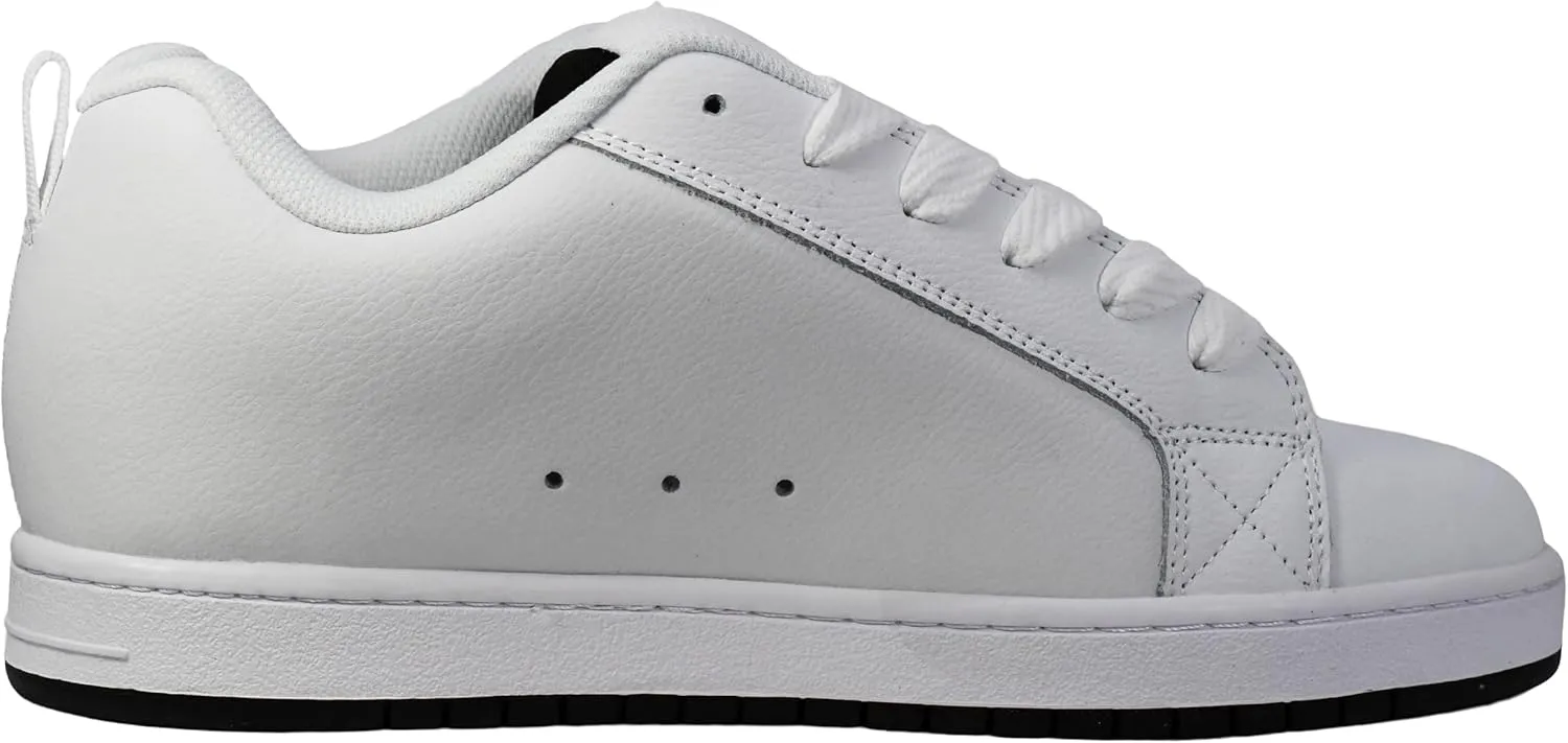 DC Men's Court Graffik Casual Low Top Skate Shoe Sneaker