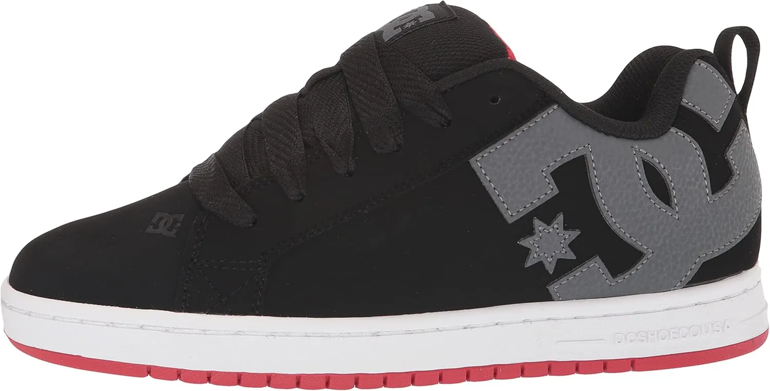 DC Men's Court Graffik Casual Low Top Skate Shoe Sneaker