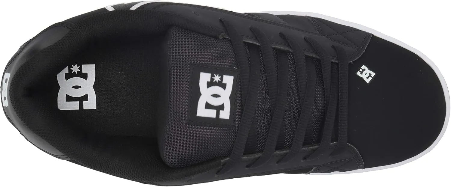 DC Men's Net Low Top Lace Up Casual Skate Shoe Sneaker