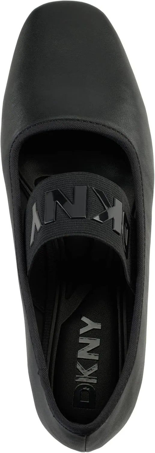 DKNY Women's Dace Square Toe Ballet Flat Mule