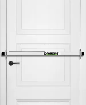 Door Security Bar-by Doorricade-Secure The Entire Width of Your Inward Opening Front Door-Safe Room. Fits Doors 33"-36" Wide.