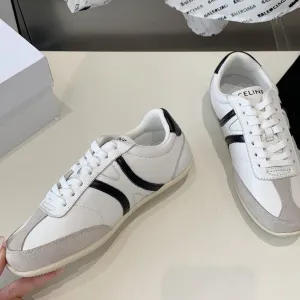 Early access Celine IN OPTIC CALFSKIN & SUEDE WHITE/GREY/BLACK JOGGER SNEAKER Value-for-money CALFSKIN LOW LACE-UP
