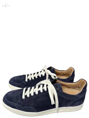 Elia Maurizi, Sneaker, Kautschuksohle, Velours, blau