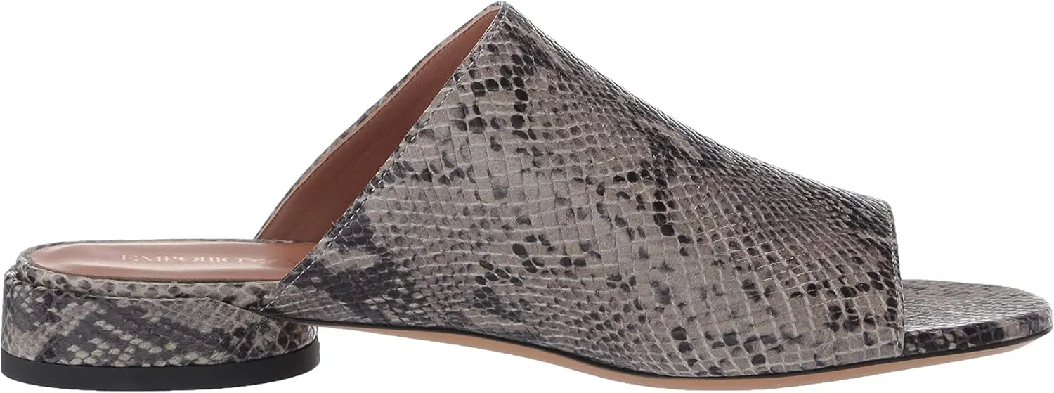 Emporio Armani Women's Snake Printed Slide Mule