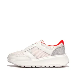 F-MODE E01 Limited Edition Leather-Mix Flatform Trainers