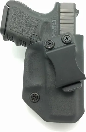 Fast Draw USA - Compatible with Glock 26/27/33 IWB Kydex Holster Inside Waistband Concealed Carry Holster Made in USA