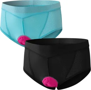FEIXIANG Cycling Underwear for Women, 4D Padded Bike Bicycle Shorts Cycle Biking Riding Undershorts MTB Mountain