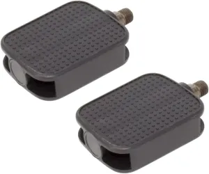 Fenix Square Platform Barefoot Cruiser Bike Pedals Black, Various Sizes