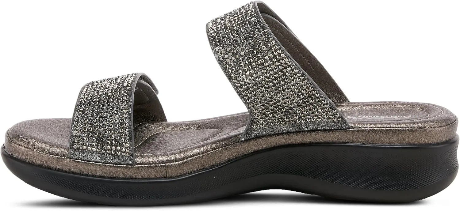 Flexus Women's Bling Slide Sandal