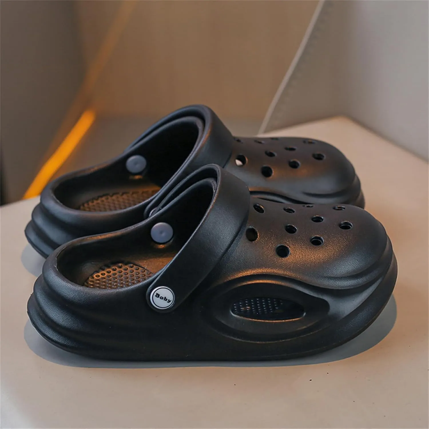 FLIOZY Kids Boys Girls Garden Clogs Slip On Slide Sandals Beach Pool Slippers Shoes Children Sandals for Indoor Outdoor
